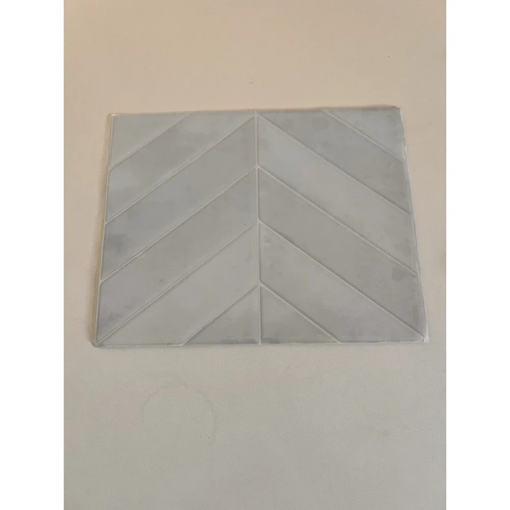 10pcs Herringbone Peel & Stick Self Adhesive Vinyl Wall Backsplash Tile 11.4”x9”
